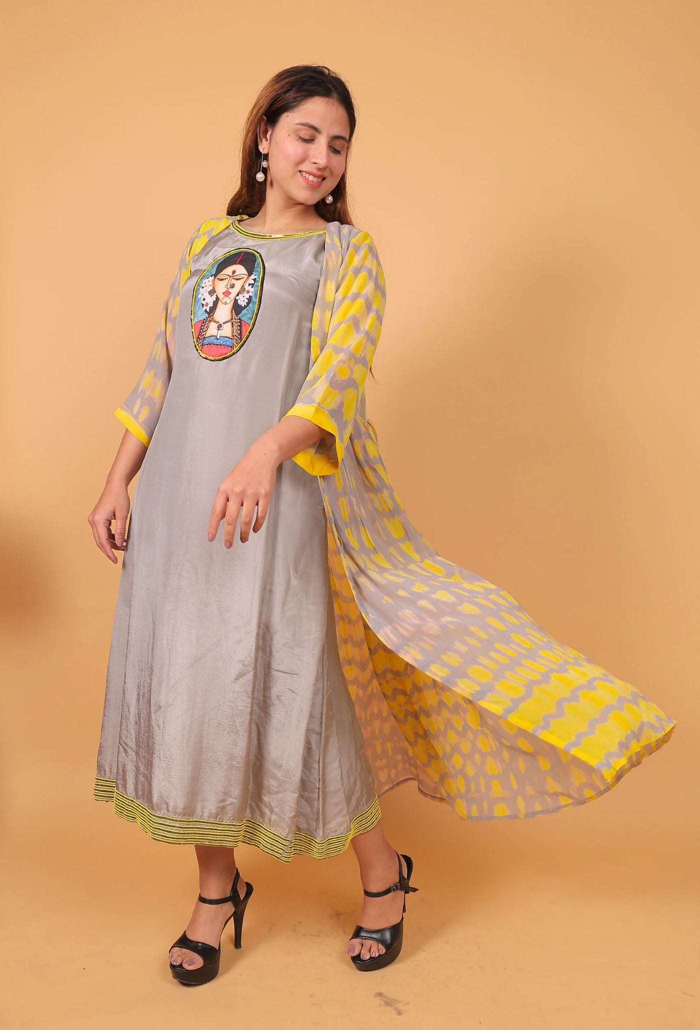 Reverie Mirage - Long Dress with Tie Dye Tunic