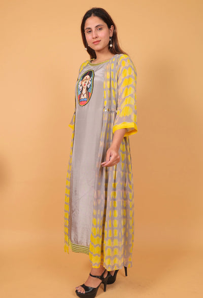 Reverie Mirage - Long Dress with Tie Dye Tunic